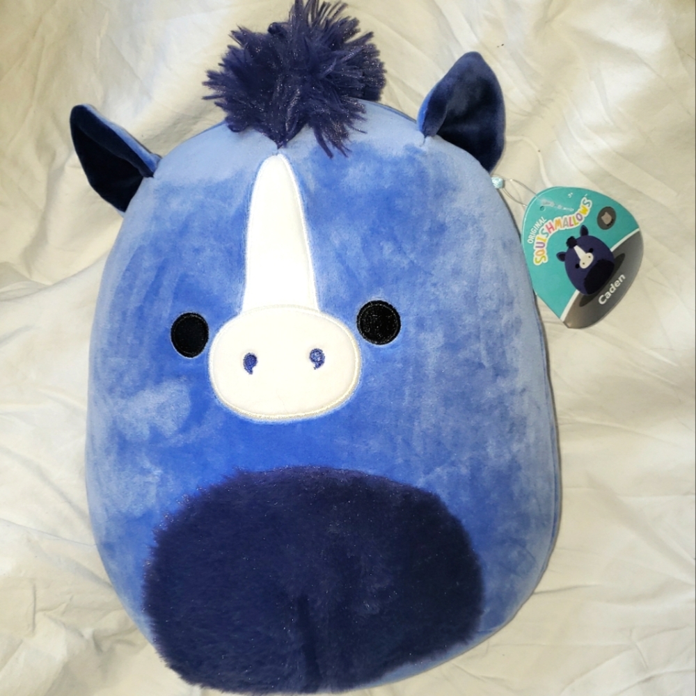SQUISHMALLOWS 11" Caden the Blue Horse 💙🐴 NWT “RARE TAG” 2023 Exclusive